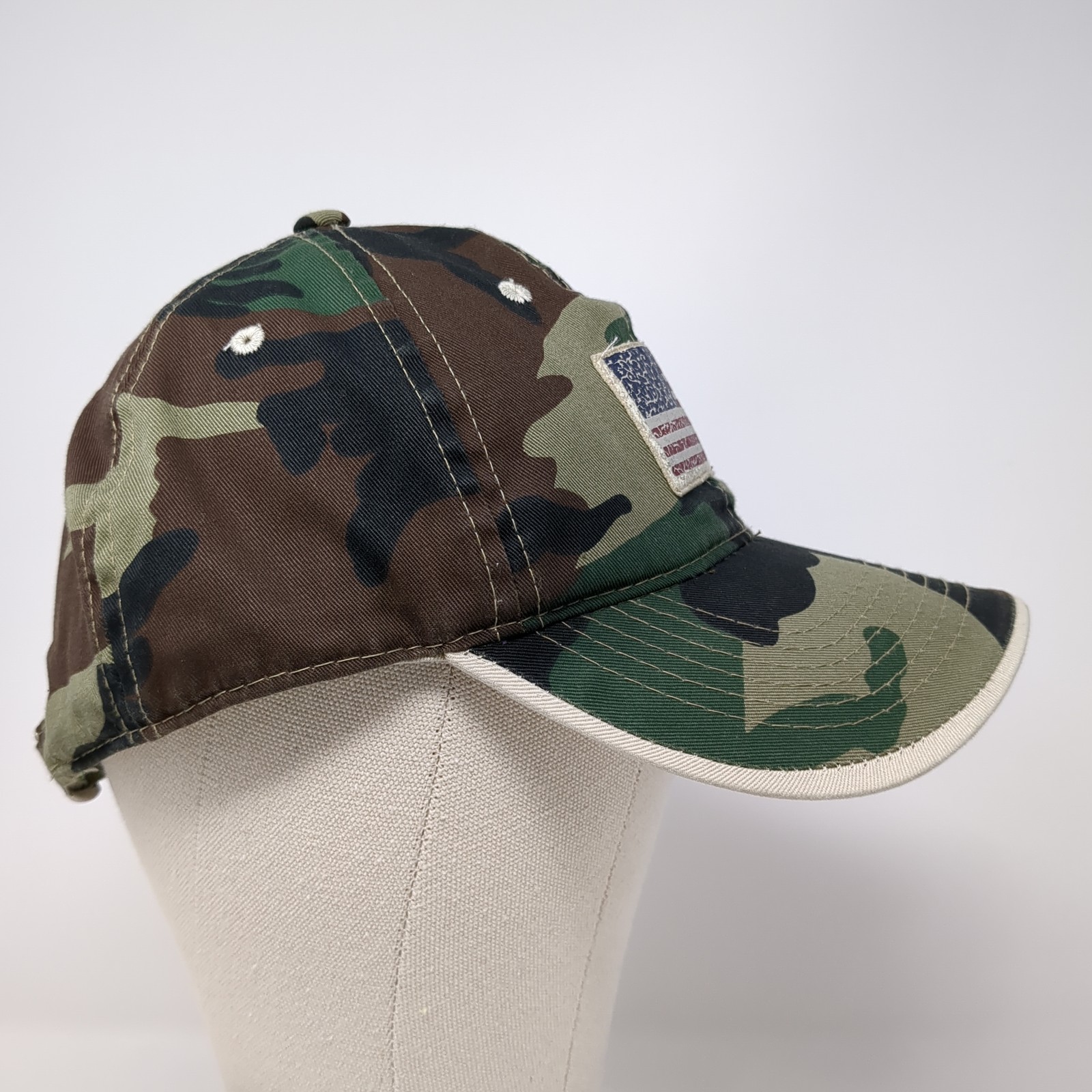 USA Flag Patch Slideback Hat Multicolor One Size … - image 5