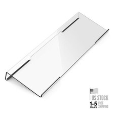 Acrylic Computer Keyboard Stand for Desktop , Keyboard Stand Only Clear
