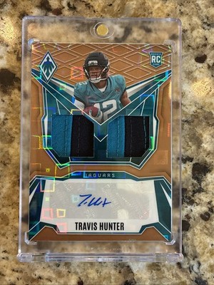 2025 Panini Phoenix RPA Dual RC Rookie Patch Auto  Travis Hunter #DRP-THR /199