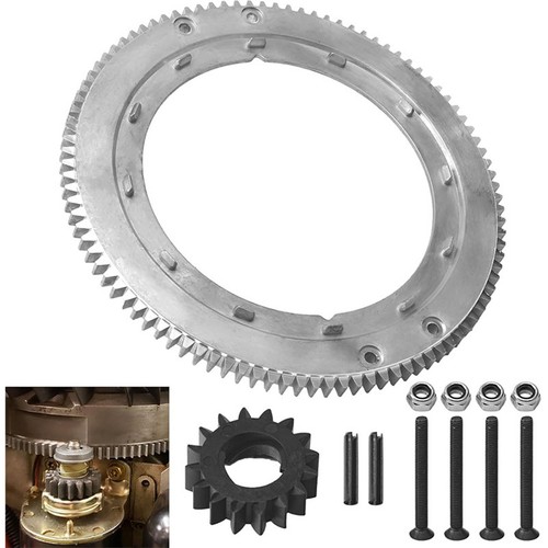 1 Set Flywheel Ring Gear For Briggs & Stratton 19K400, 19E400, 19F400, 19G400 - Picture 7 of 20