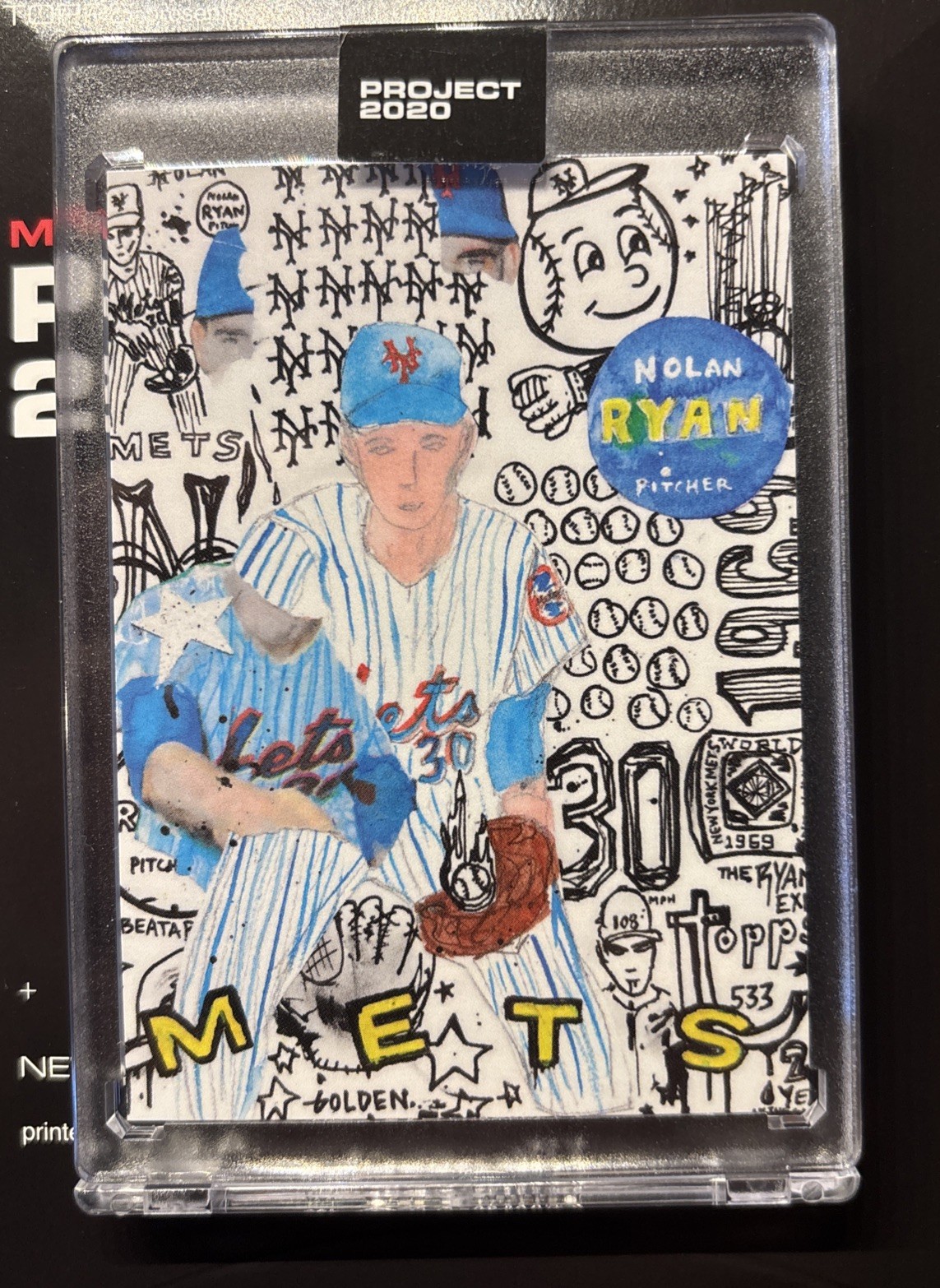 Nolan Ryan Topps Project 2020 Card #30 1969 Topps By Gregory Siff