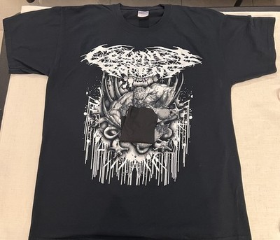 Colonize The Rotting Large T-Shirt. Internal Bleeding. Malignancy Disgorge￼