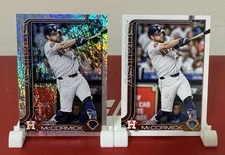 2025 Topps - Series 2 - Chas McCormick - Rainbow Holo Foil & Base Card# 391