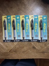 Pilot Dr. Grip Retractable Ball Point Pen Medium Point Blue Ink 5 Pack