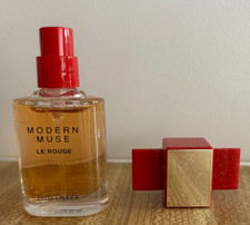 VTG Mini Glass Bottle Este Lauder Modern Muse Le Rouge Perfume Spray 0.14fl oz