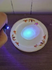 Uranium glazed Hall China Jewel Tea Autumn Leaf Saucer ONLY