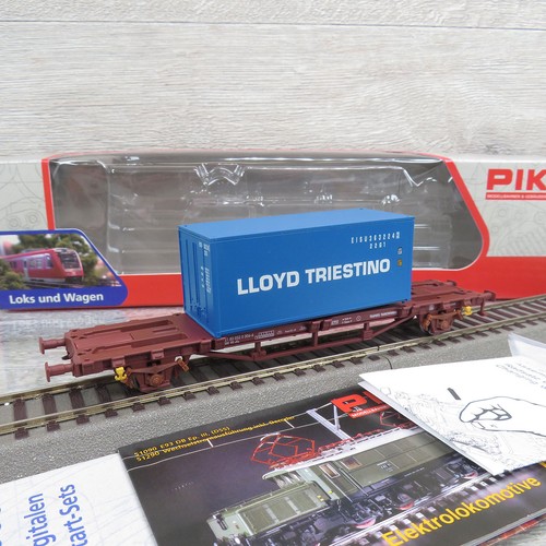 PIKO 95655 - H0 - FS - Containerwagen Llyod Triestino - OVP - #D18005 | Zustand: Gebraucht