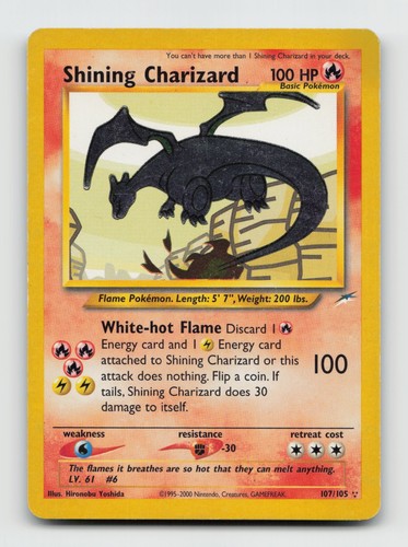 Shining Charizard 107/105 Neo Destiny Secret Rare Holo Unlimited English