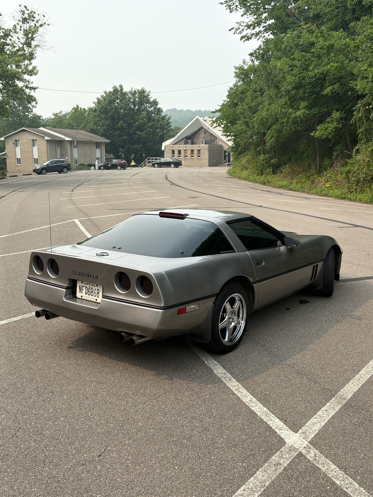 1986 Grey Chevrolet Corvette   | C4 Corvette Photo 6