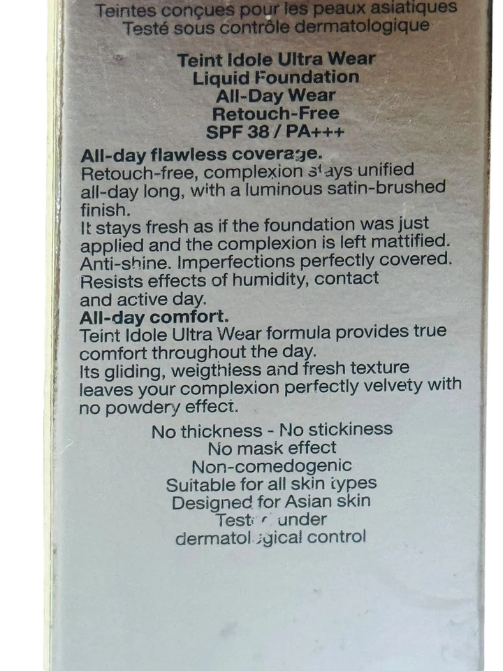 Lancôme Teint Idole Ultra Wear Foundation B-03 SPF 38 PA+++ 30ml New in Box - Image 2 of 4