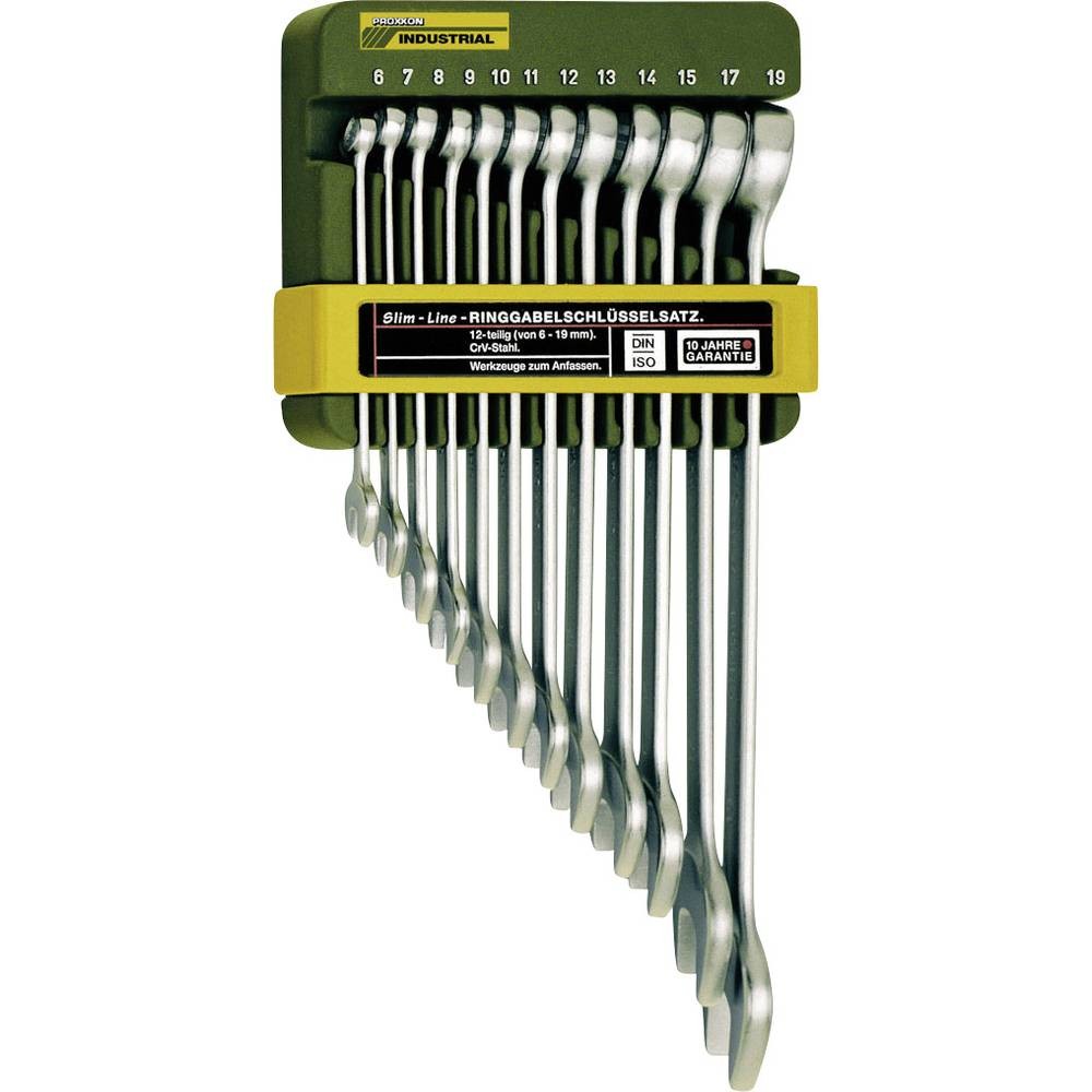 Jeu de cles mixtes Proxxon 23820 de 12 pieces pour la mecanique automobile