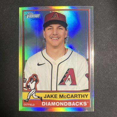2025 Topps Heritage Topps #473 Jake McCarthy Chrome Refractor Diamondbacks