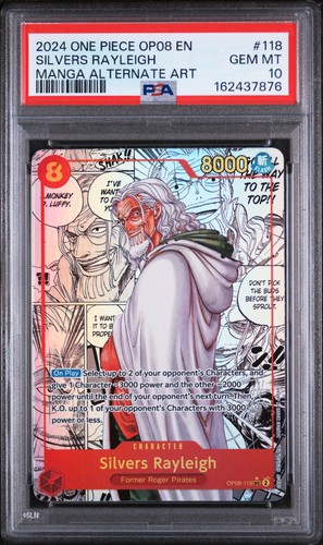 Silvers Rayleigh (Parallel Manga) graded PSA 10 for sale on eBay