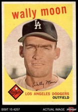 1959 Topps #530 Wally Moon Dodgers 6 - EX/MT