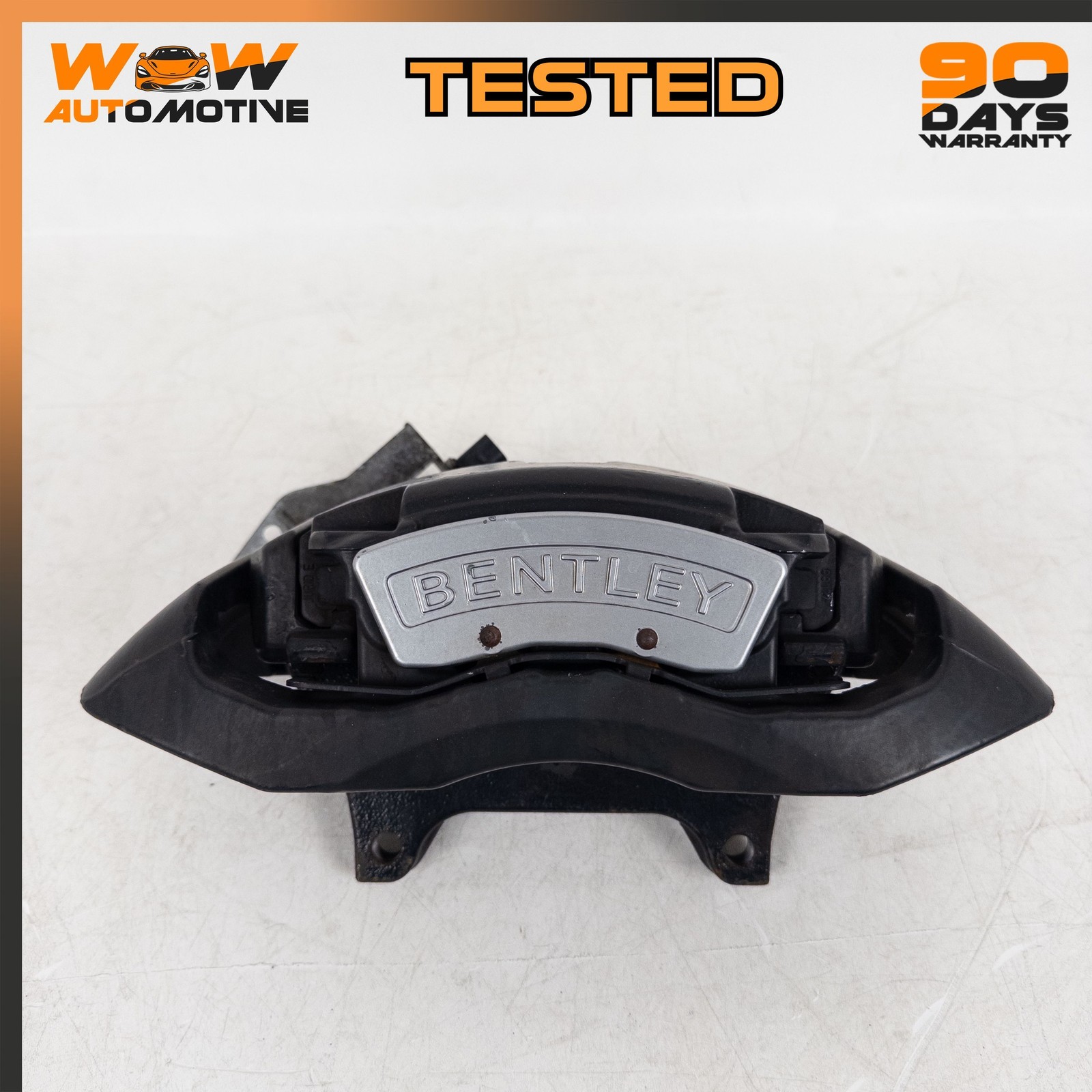 12-19 BENTLEY FLYING SPUR FRONT RIGHT LEFT BRAKE CALIPER HOUSING BLACK OEM