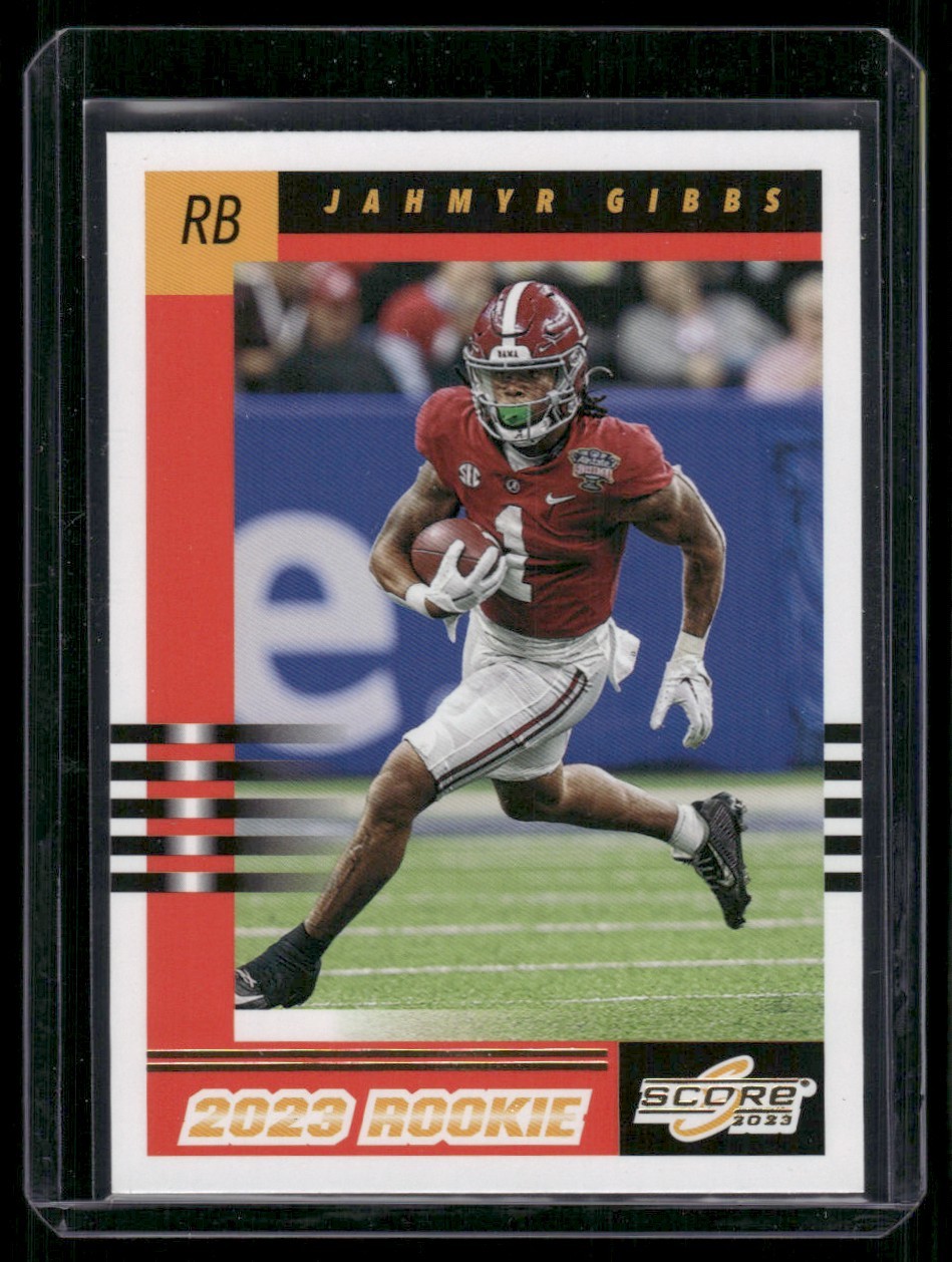 Jahmyr Gibbs Panini Score 2003 Throwback Rookie #9 Gold