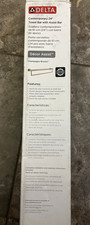 Delta Contemporary 24" Towel Bar With Assist Bar 41519-CZ, Champagne Bronze