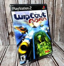 Wipeout Fusion (Sony PlayStation 2, 2001) PS2 No Manual Resurfaced Ships Fast!