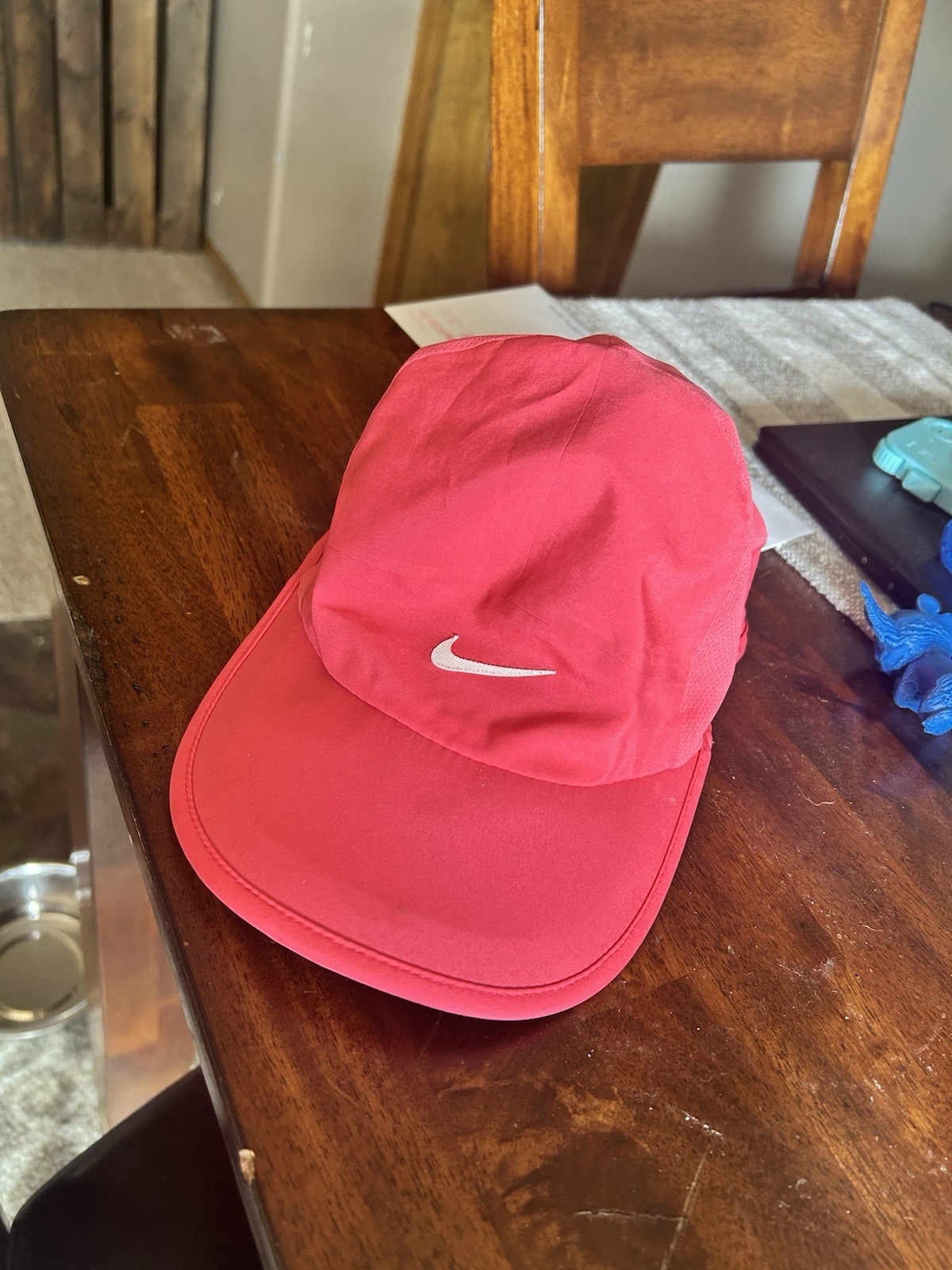 Nike Women's Fit Dry Visor Hat Cap for Tennis, Golf, Running Blue/White