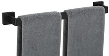 Towel Bar for Bathroom 20 Inch Matte Black Towel Holder 12/16/20/24/28/32/36 ...