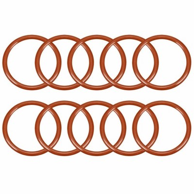 Silicone O-Ring 30mmx25.2mmx2.4mm VMQ Seal Rings Sealing Gasket Red 10PCS  KD #c