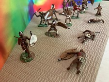 1/32 scale Zulu War miscellaneous Zulu warrior conversions painted plastic LotD4