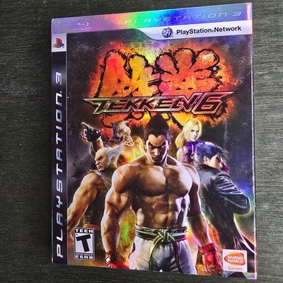 Tekken 6 Sony PlayStation 3 Fighting Game Bandai Namco BLUS-30359 CIB Slipcover