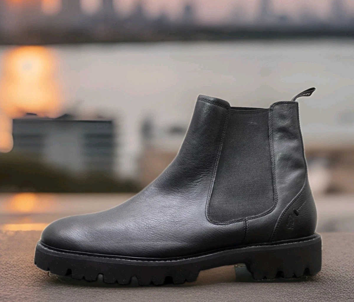 Hush Puppies Black Solid Boots for Men for sale | eBay display picture 1