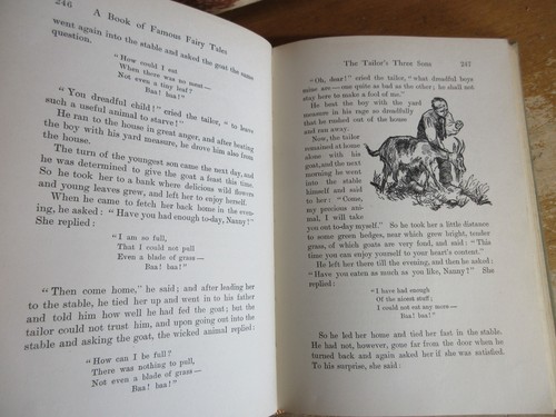 Old FAMOUS FAIRY TALES Book HANS CHRISTIAN ANDERSEN BROTHERS GRIMM MAGIC STORY + - Picture 12 of 12