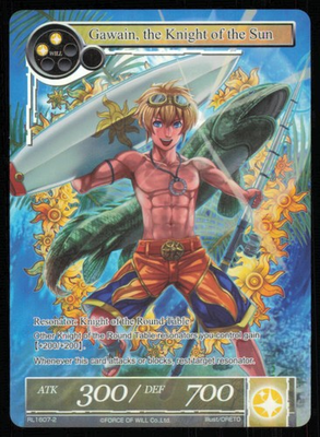 #ad Gawain the Knight of the Sun Promo Cards RL1607 2 Holo $2.00