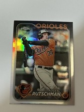2024 Topps Chrome Adley Rutschman #80 Refractor Parallel Baltimore Orioles