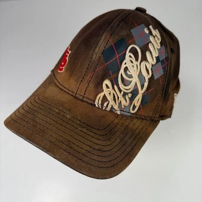 Chapeau St. Louis Cardinals New Era 39THIRTY Pour Homme M-L Marron Argyle Ajusté - Photo 1/4