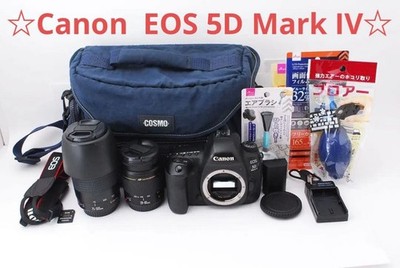 Canon EOS 5D Mark IV Digitalkamera Dual Objektiv Set Top Zustand