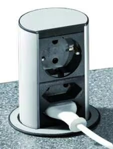 Bachmann 928.002 Schutzkontaktsteckdose 2-fach, Elevator