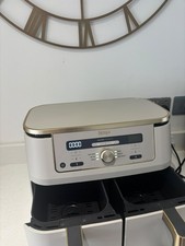 Image of Ninja Foodi MAX Dual Zone Air Fryer 9.5L Stone Gold DZ400UKSTGD - 6-in-1 NEW