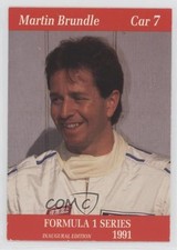 1991 Carms Formula One Martin Brundle #19 g6p