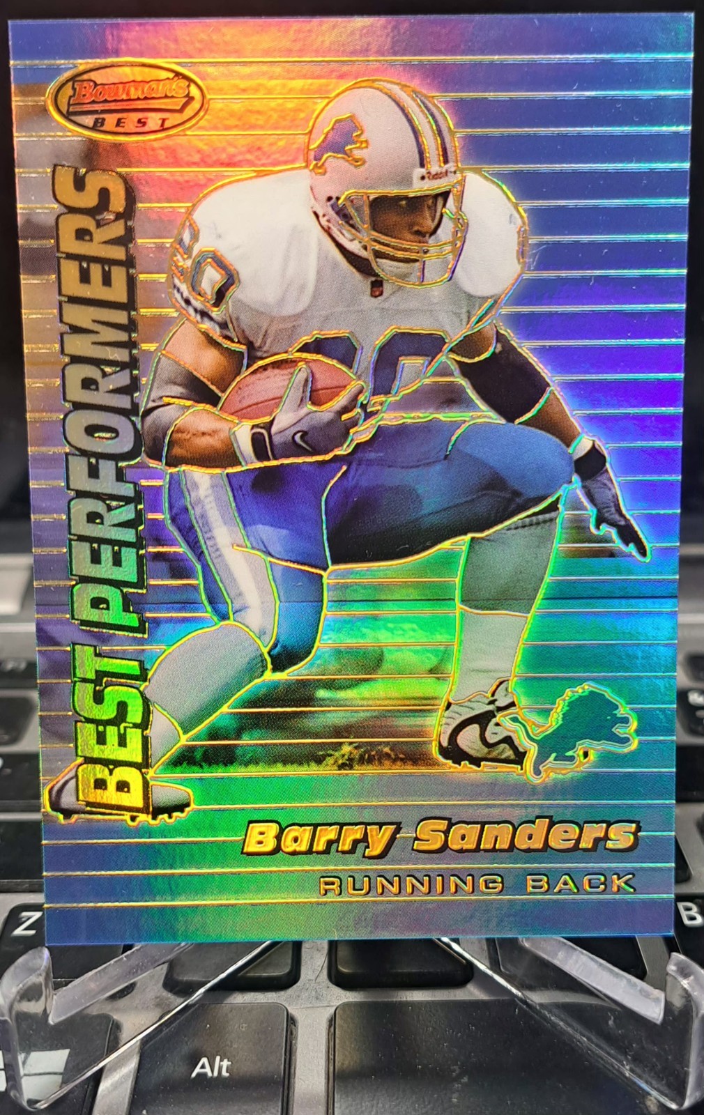 1999 Bowman's Best - Best Performers Barry Sanders #94 Refractor /400