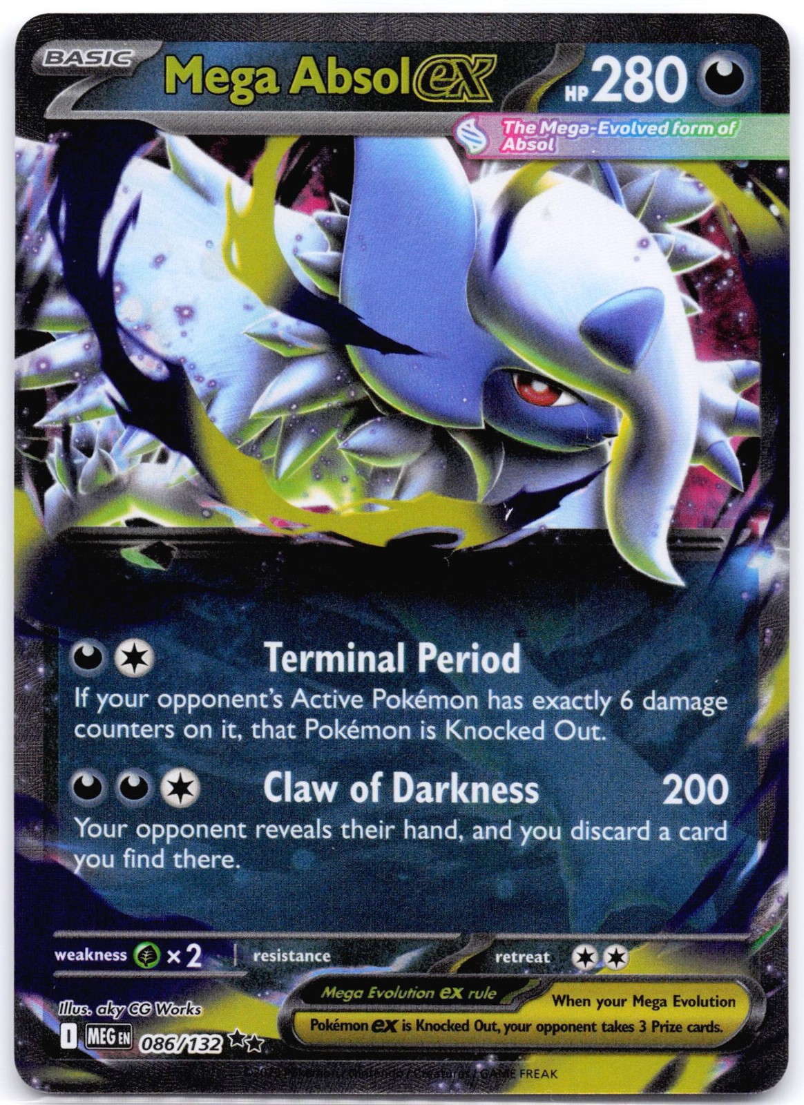 Mega Absol ex 086/132 Mega Evolution