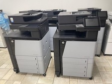 5x HP LaserJet Flow MFP M880 A2W75A Color Mul...