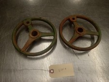 Used Set of 2 John Deere FB-A grain drill power lift hand wheels V210M