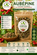 Aubépine Séchée 100 % Naturelle – Qualité Premium Crataegus monogyna