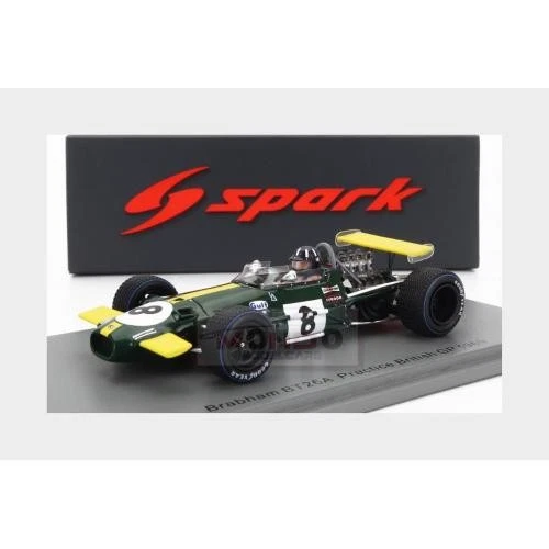 1:43 SPARK Brabham F1 Bt26A #8 British Gp 1969 G.Hill S8319 Model - Image 2 of 2