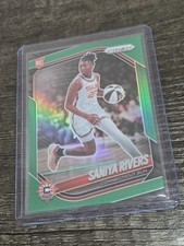 2025 Panini Prizm WNBA - Saniya Rivers #131 Green Prizm (RC)
