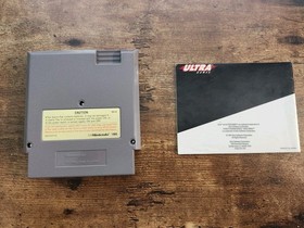 Nintendo NES Video Game Cyber Stadium Series Base Wars with manual