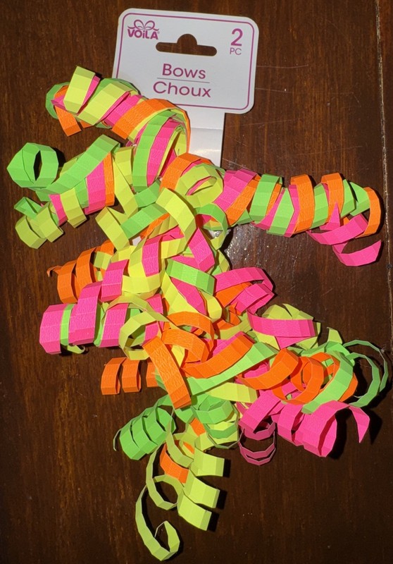 2 Piece Neon Bows | Voila | Backlight Sensitive | Girl Hair Accessories Costume