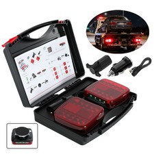 2x-7pin Led Magnetic Wireless Trailer Taillight Kit For Trailer.truck Automotiik