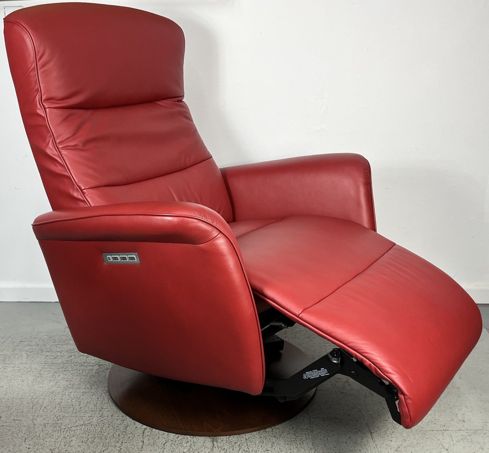 *NEW* Ekornes Stressless Medium MIKE Powered Adjustable Leather Recliner Ottoman