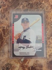 2005 Bowman Baseball Magglio Ordonez Autograph SSP Retro Rookie Card #65 Tigers. rookie card picture