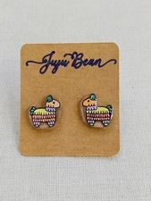 Juju Bean Handcrafted Multicolor Piñata Stud...