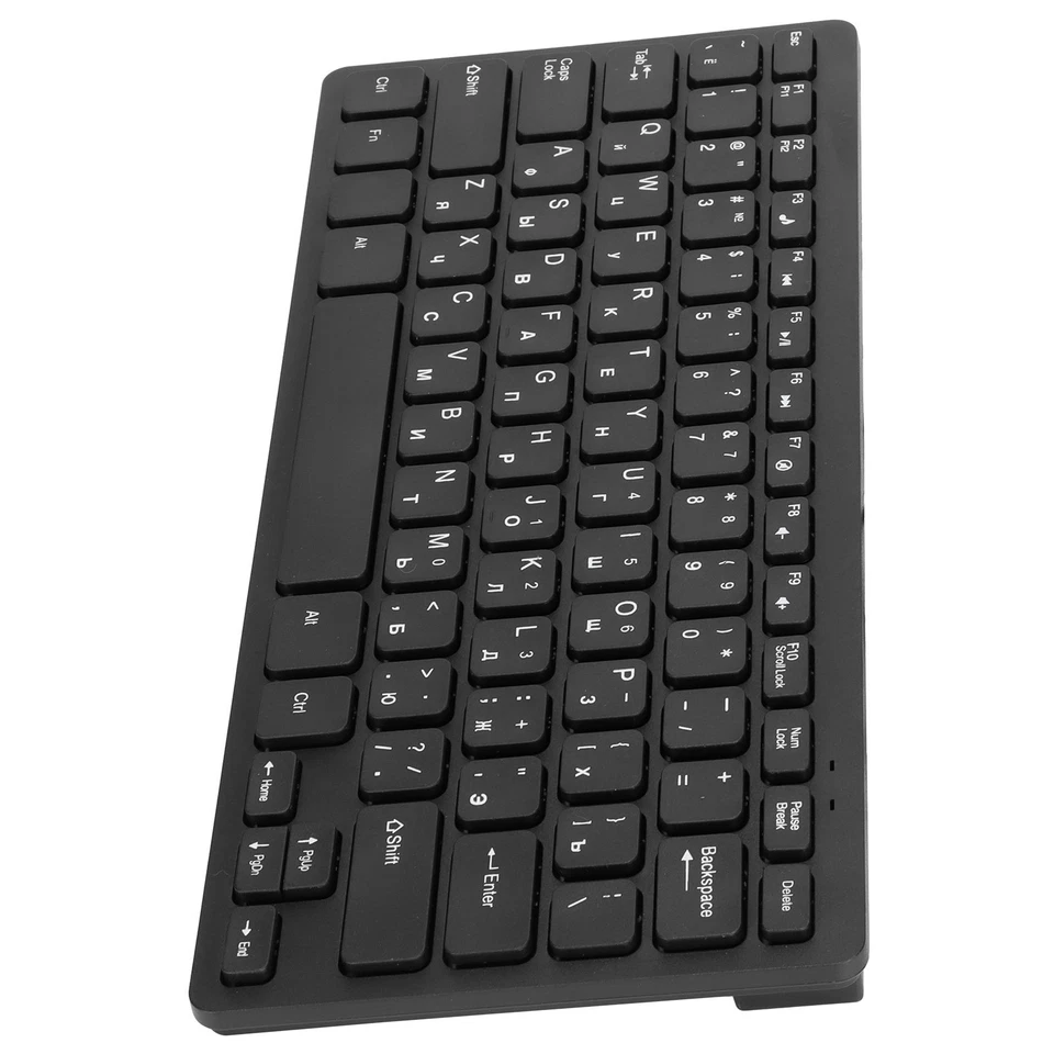 (Russian)Computer Keyboards Ergonomic Design UltraThin Mini Durable Wired 78 - Image 3 of 4